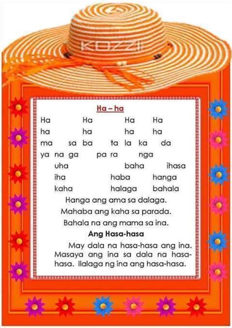 Marungko Reading Materials Tagalog