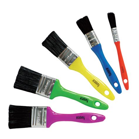 Rainbow 5pc Paintbrush Set Brights Hardware Shop Online
