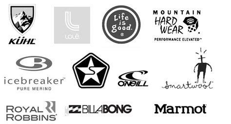 Outdoor Apparel Brands Logo Logodix