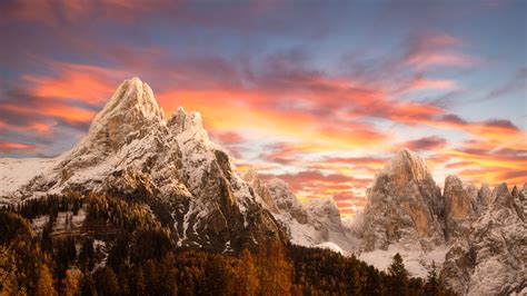 Dolomites Mountain Hd Wallpaper Photos