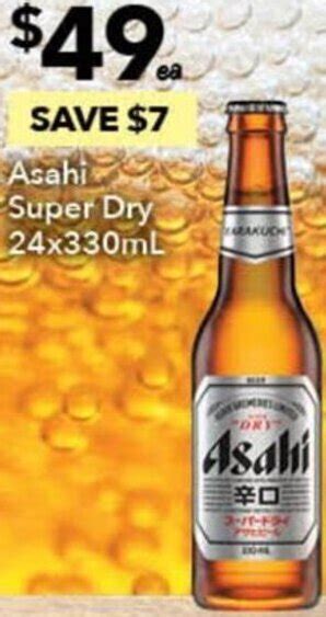 Asahi Super Dry 24x330ml Offer At Ritchies