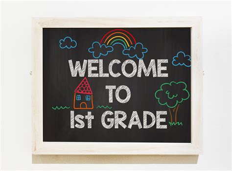 Welcome To 1st Grade Printable Sign For Classroom Decor Etsy