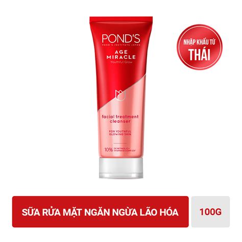 Sữa Rửa Mặt Ponds Age Miracle Ngăn Ngừa Lão Hóa 100g Hasakivn