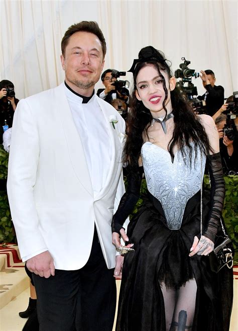 Elon musk and grimes at the met gala 2018. Elon Musk and Grimes Reveal Why They Named their Baby X Æ A-12