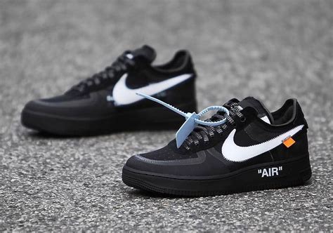 Off White Nike Air Force 1 Low Black Volt Info