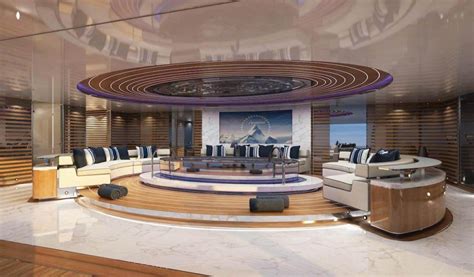 See The Inside Of Luxury 160million Pounds Private Mega Yacht Complete