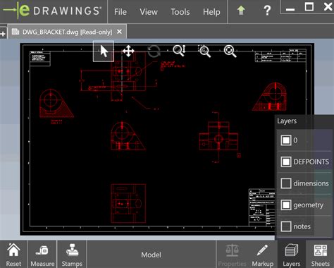 EDrawings Is A Free DWG Viewer Alternative To DraftSight