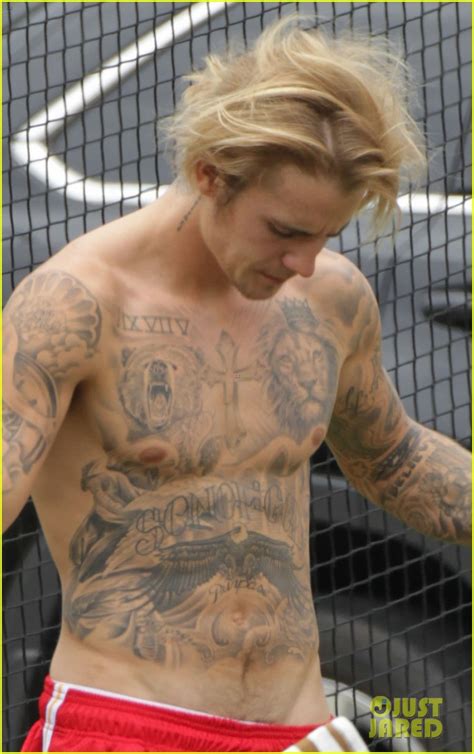 Justin Bieber Goes Shirtless During Weekend Soccer Game Photo Justin Bieber