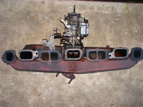 Sell C Chevy Intake Exhaust Manifold And Carburetor