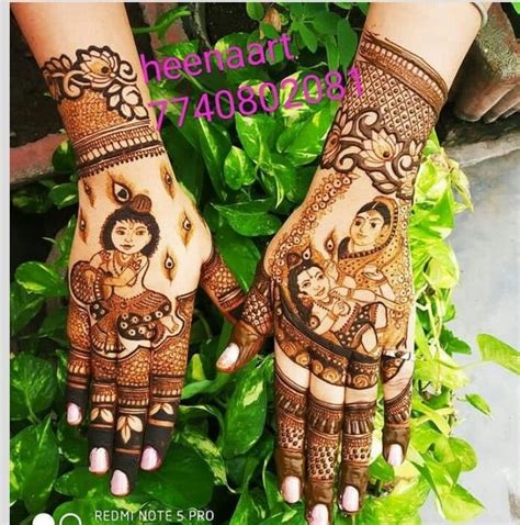 Latest Pretty Krishna Janmashtami Mehndi Designs In 2022 Hand Henna