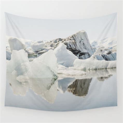 Buy Icebergs Xii Wall Tapestry By Hraunphotography Worldwide Shipping