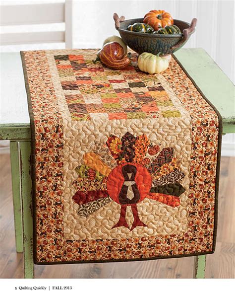 Lets Talk Turkey Quilt Pattern Download Quilting Daily