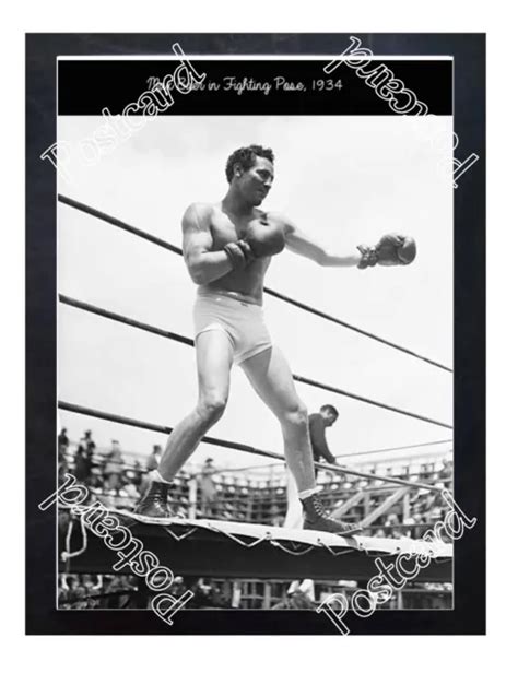 historic boxing max baer shown in fighting pose 1934 postcard £3 68 picclick uk