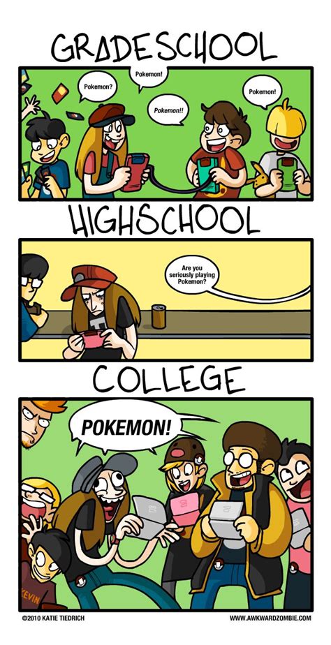 Comic Strip About College And The Differences Between Its Two Main