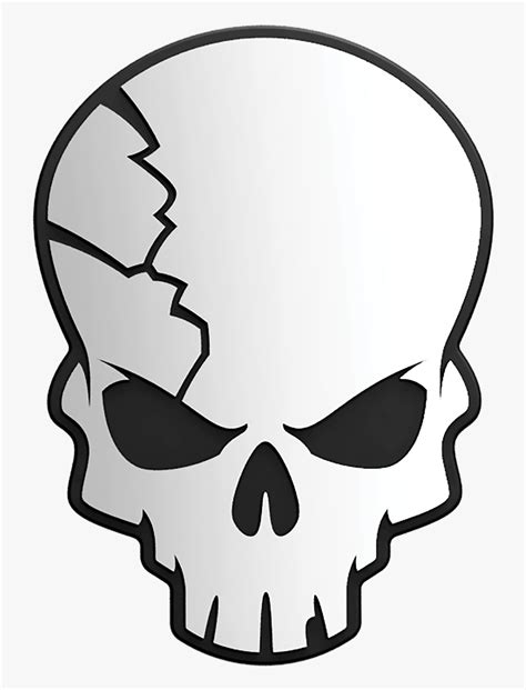 Transparent Cracked Skull Png Free Transparent Clipart Clipartkey
