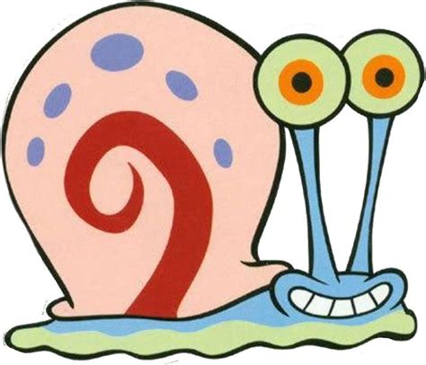 Gary The Snail Spongebob Sticker By Charlie Blue Spongebob Drawings