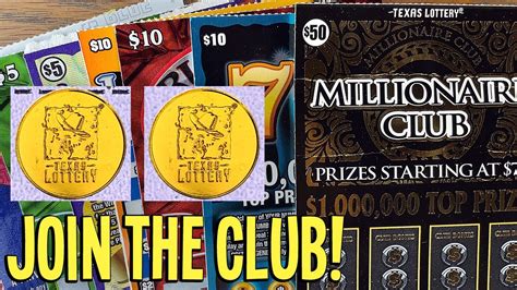 Join The Club 💰 2x 50 Tickets 🔴 190 Texas Lottery Scratch Offs Youtube