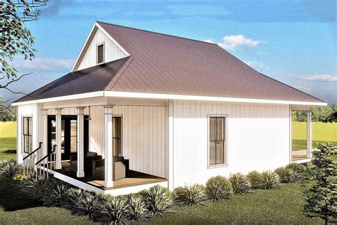 Plan 25012dh 2 Bed Cottage With 8 Deep Porches Affordable House