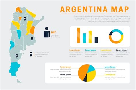 Free Vector Flat Argentina Map Infographic