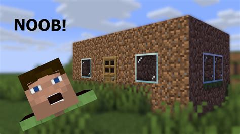 Building Noob House In Survival Episode 1 Youtube
