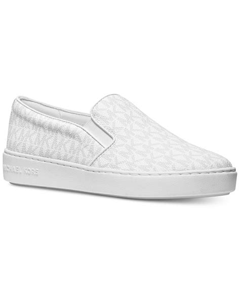 Michael Kors Womens Keaton Slip On Logo Sneakers Macys