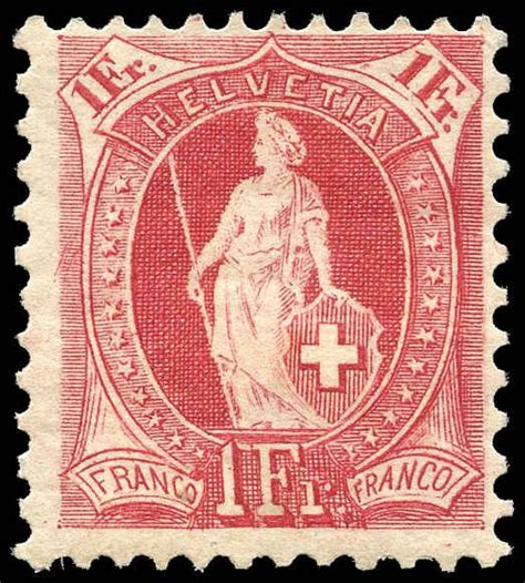 Buy Switzerland 97 Helvetia Numeral 1903 1fr Arpin Philately