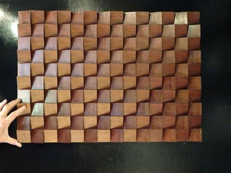 3d Wood Panel Wooden Mosaic Wall Decor Texture Wood Wall Art