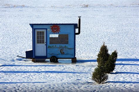 There are several places for ice fishing as well to look forward to! Ice Fishing Cabin by Sophie Vigneault