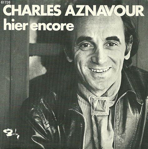 Charles Aznavour Hier Encore Vinyl Records Lp Cd On Cdandlp