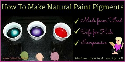 How To Make Natural Paint Pigments About Murals