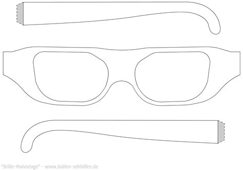 Hackett brille heb 233 683. Eine Brille Basteln (Vorlage & Anleitung) pertaining to ...