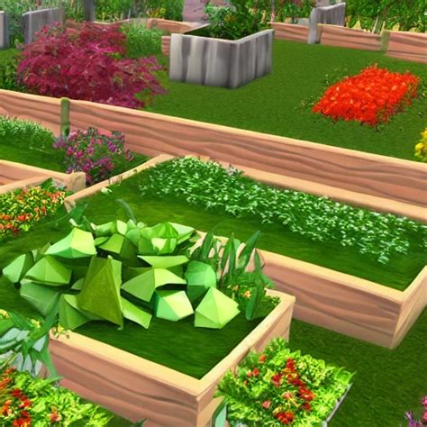 Low Poly Garden Salad Sims 3 Arthubai