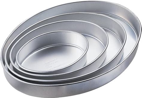 Wilton Aluminum Performance Pans 4 Piece Oval Pan Set