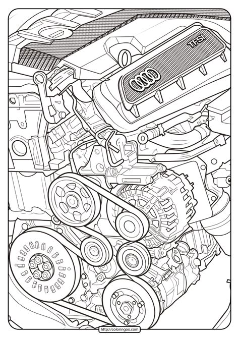 Audi Logo Coloring Pages Audi A8 Coloring Page 1001coloring Com