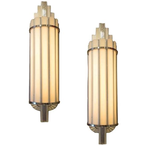 Combine function and style with wall sconces to add layers of light and ambience to a space. Art Deco Large Theater Wall Sconces | Large, Art deco and Of
