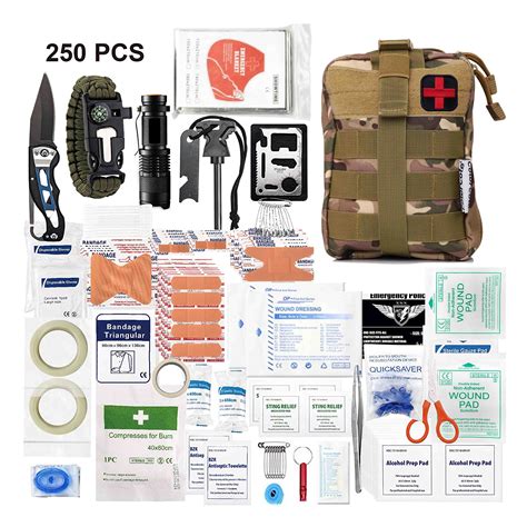 Iso Military Tactical First Aid Kit With Medical Suppliessurvival