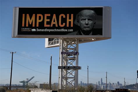 Impeach Donald Trump Now New Billboard Tells California Drivers Congress