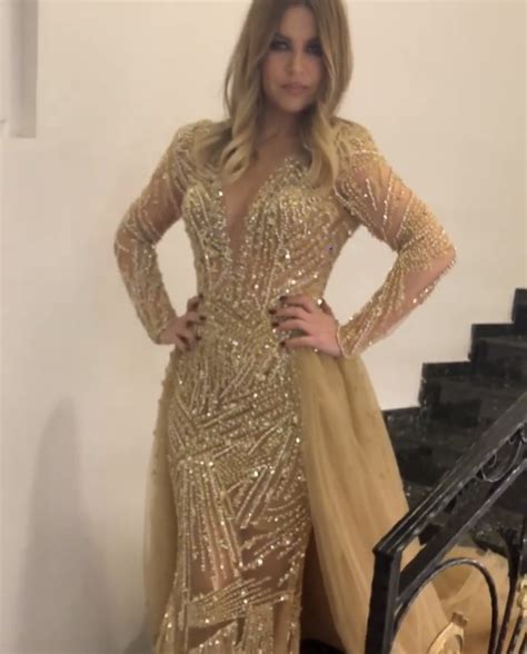 Heavily Embellished Out Of This World Gold Dress Slaylebrity