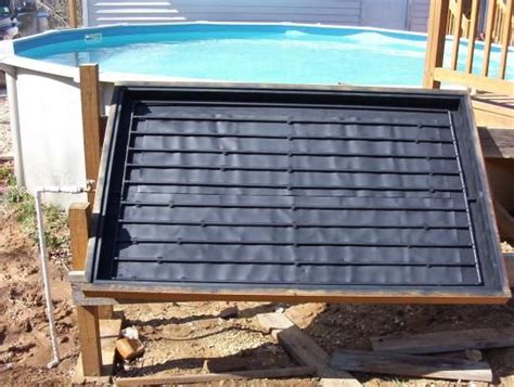 Running water in direct circulation systems through a solar collector is a. Do-It-Yourself Solar Swimming Pool Heater in 2020 | Swimming pool heaters, Solar pool heater diy ...