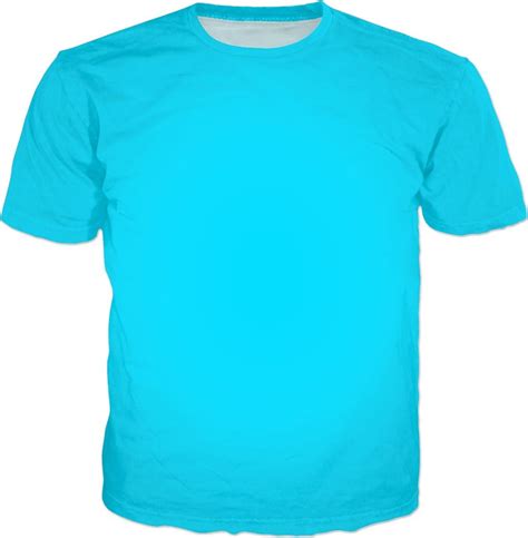 شاطئ بحر الفراولة لسان Neon Blue Shirt