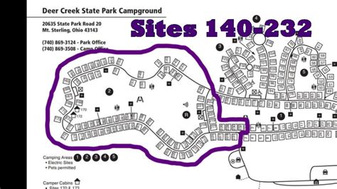 Deer Creek State Park Campground Sites 140 232 Ohio YouTube