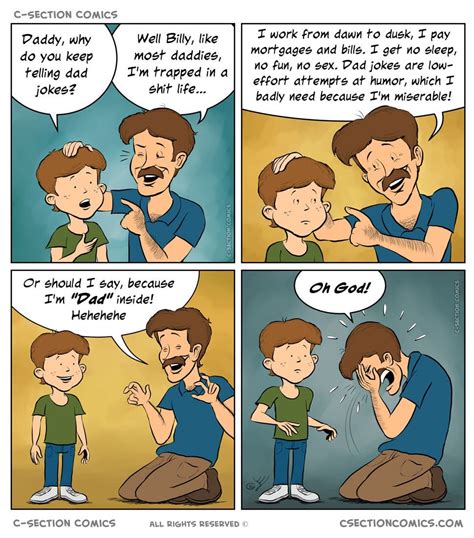 The Truth About Dad Jokes Comics