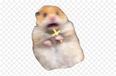 Hamster Stickers Hamster With Cross Meme Emojihamster Emoji Free