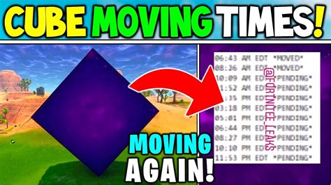 The u/fortnite_burger community on reddit. Fortnite: CUBE MOVING TIMES & EVERYTHING YOU NEED To KNOW ...
