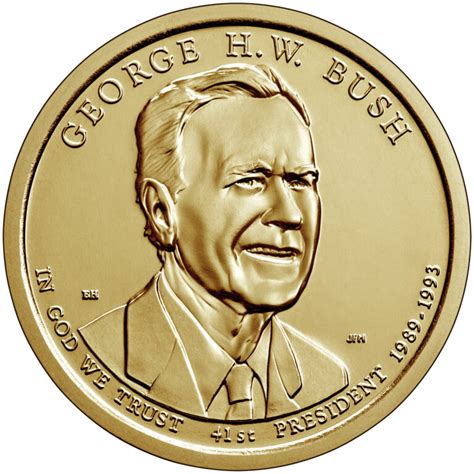 George Hw Bush Presidential 1 Coin Us Mint