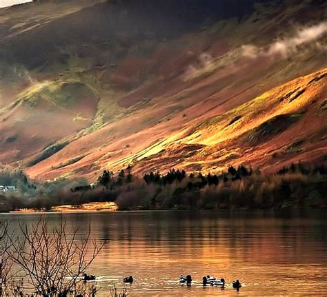 Free Download Lake In Cumbria England Mountain Lake Nature