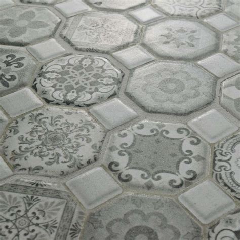 Merola Tile Tessera Grey 12 14 In X 12 14 In Ceramic Floor And Wall