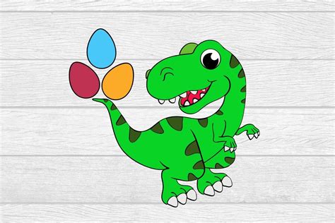 Dinosaur Easter Svg Egg Dinosaur Baby Boy Svg Cut Files 537208