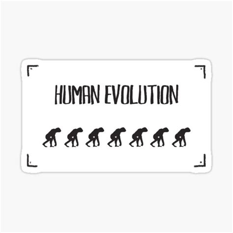 Human Evolution Sticker For Sale By 300spikes Redbubble