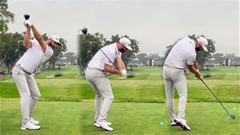 Dustin Johnson Golf Swing 2021 Iron And Driver Slow Motion 240fps 4k